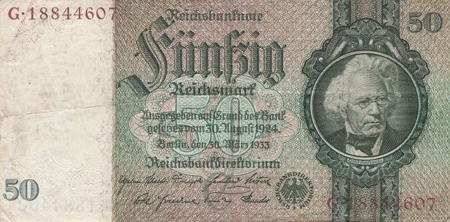 50 Mark 1933 ro.175b C/G